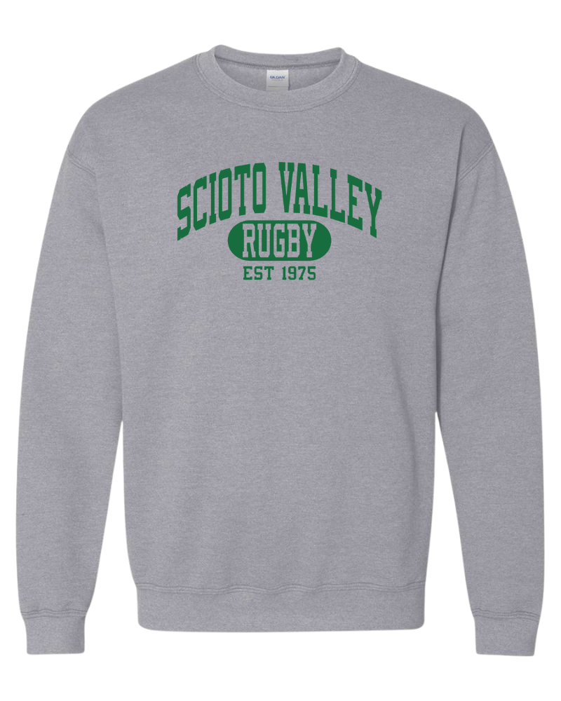 Columbus Rugby - Gildan® - Heavy Blend™ Crewneck Sweatshirt - 18000 - Scioto Valley 1975
