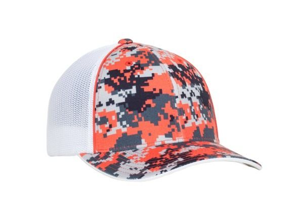 PACIFIC HEADWEAR - DIGI CAMO TRUCKER FLEXFIT® CAP - 408M