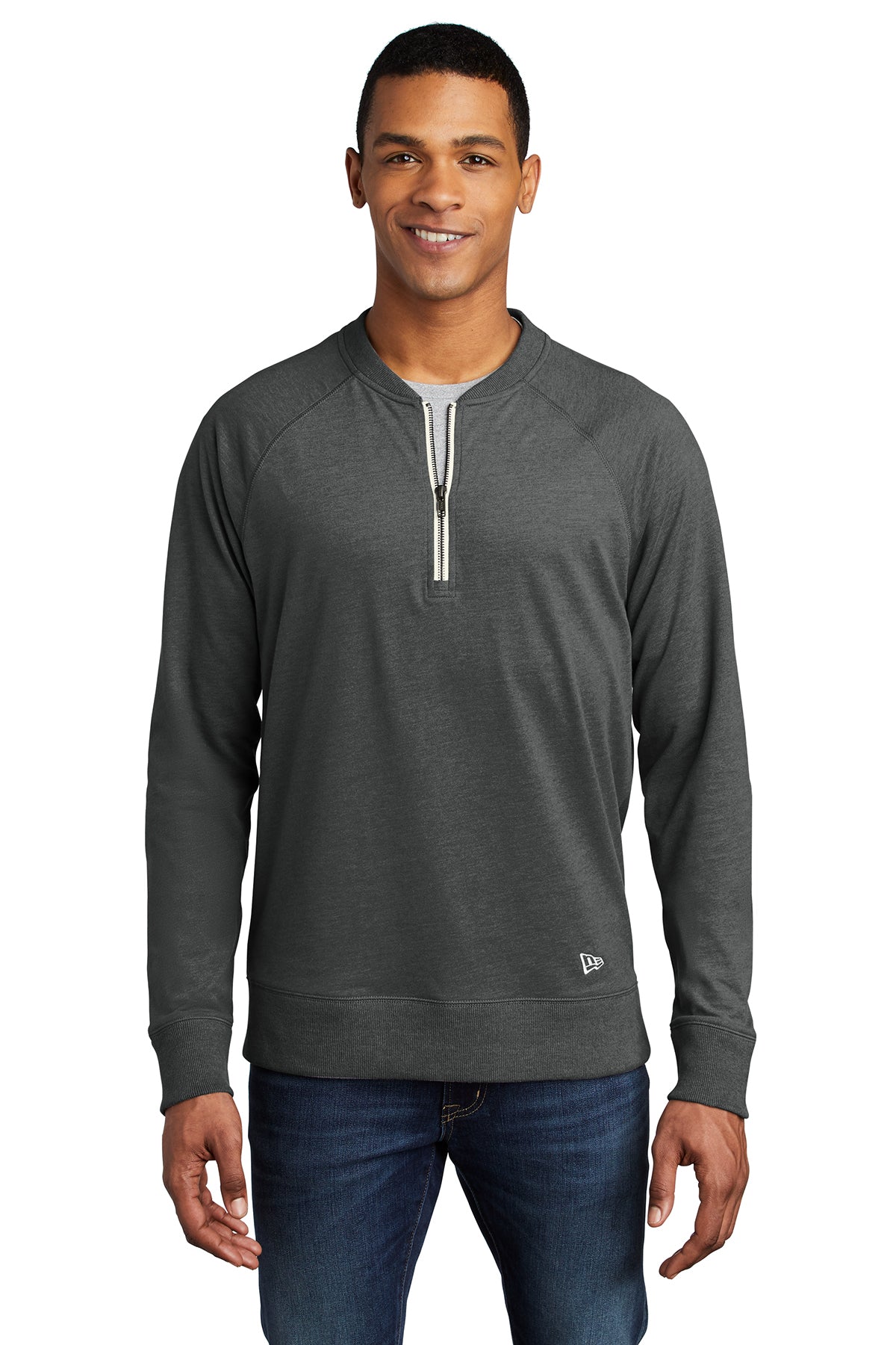 New Era® - Sueded Cotton Blend 1/4-Zip Pullover - NEA123