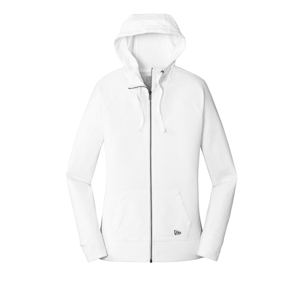 New Era® - Ladies Sueded Cotton Blend Full-Zip Hoodie - LNEA122
