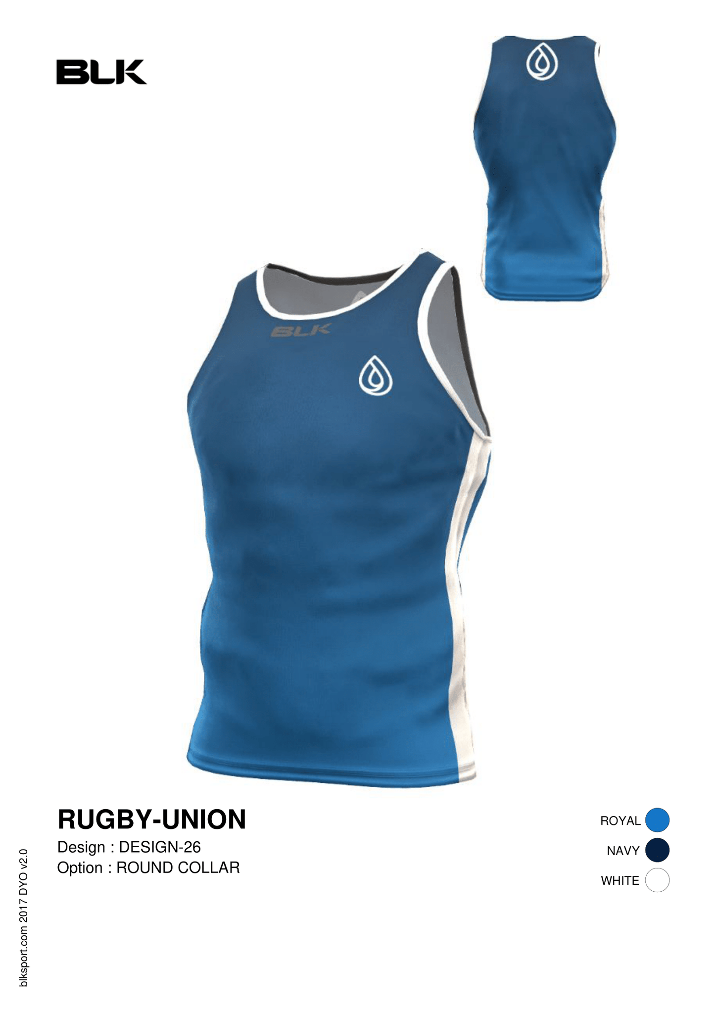 BLK - Ladies Rugby Singlet