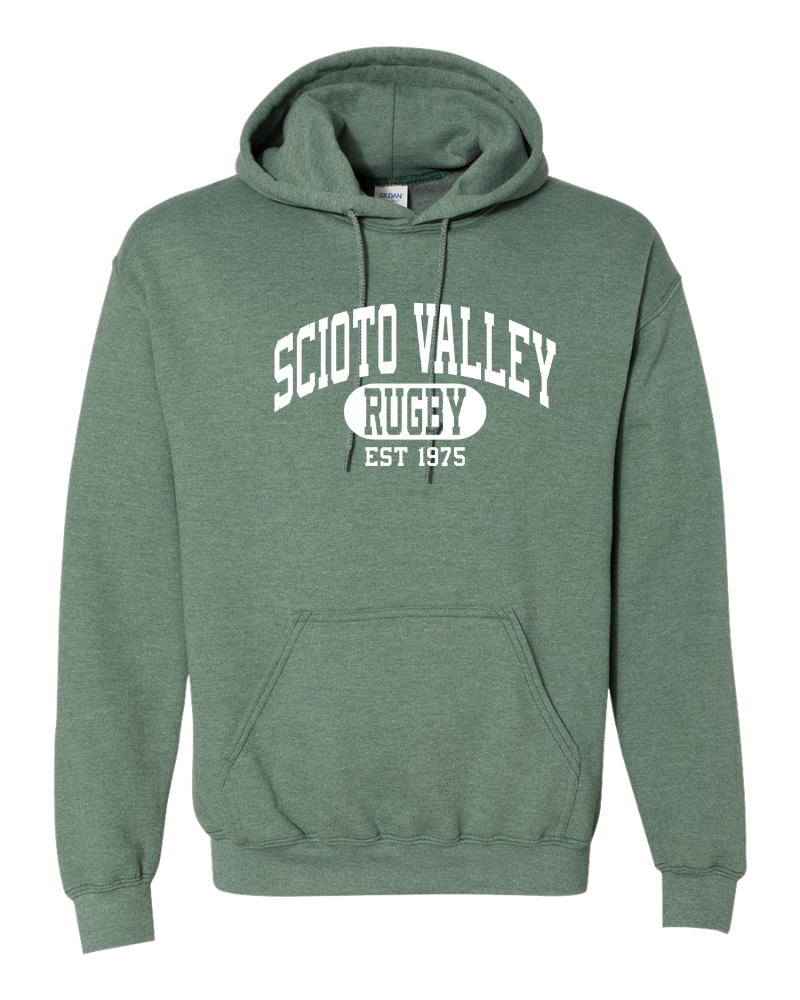 Columbus Rugby - Gildan® - Heavy Blend™ Hooded Sweatshirt - 18500 - Scioto Valley 1975