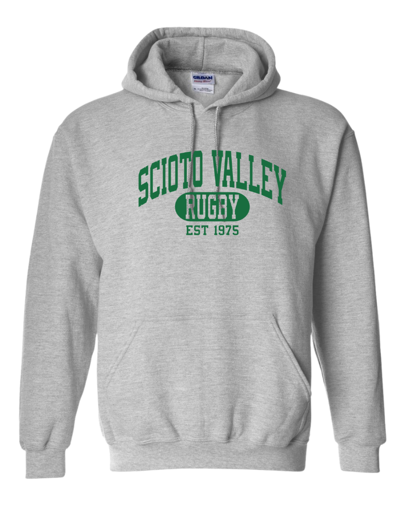 Columbus Rugby - Gildan® - Heavy Blend™ Hooded Sweatshirt - 18500 - Scioto Valley 1975