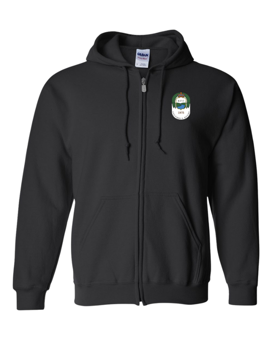 Columbus Rugby - Gildan® - Heavy Blend™ Full-Zip Hooded Sweatshirt - 18600 - Crest