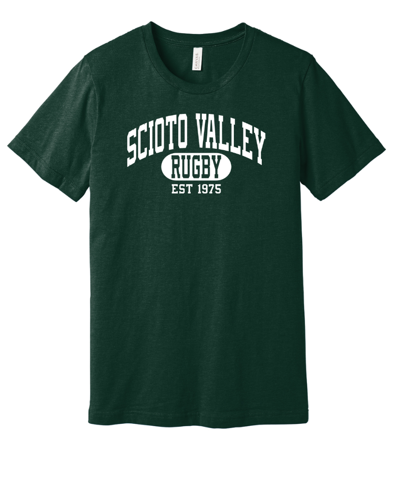 Columbus Rugby - BELLA+CANVAS® - Unisex Heather CVC Short Sleeve Tee - 3001CVC - Scioto Valley 1975
