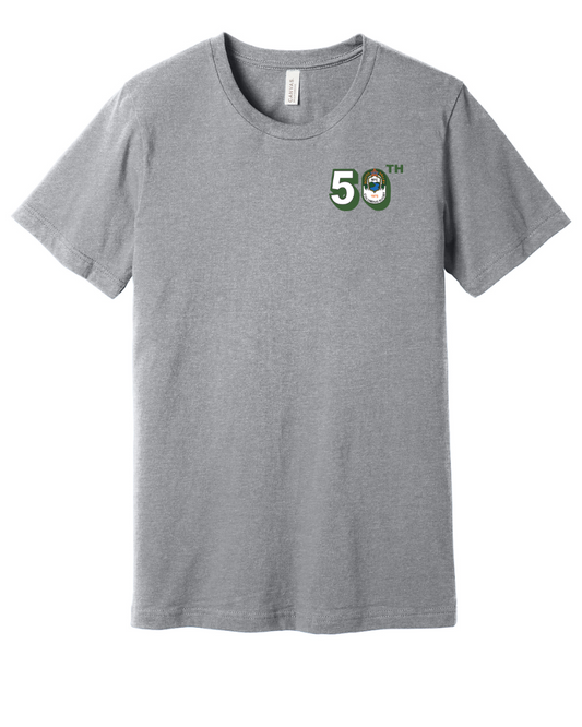 Columbus Rugby - BELLA+CANVAS® - Unisex Heather CVC Short Sleeve Tee - 3001CVC - 50th