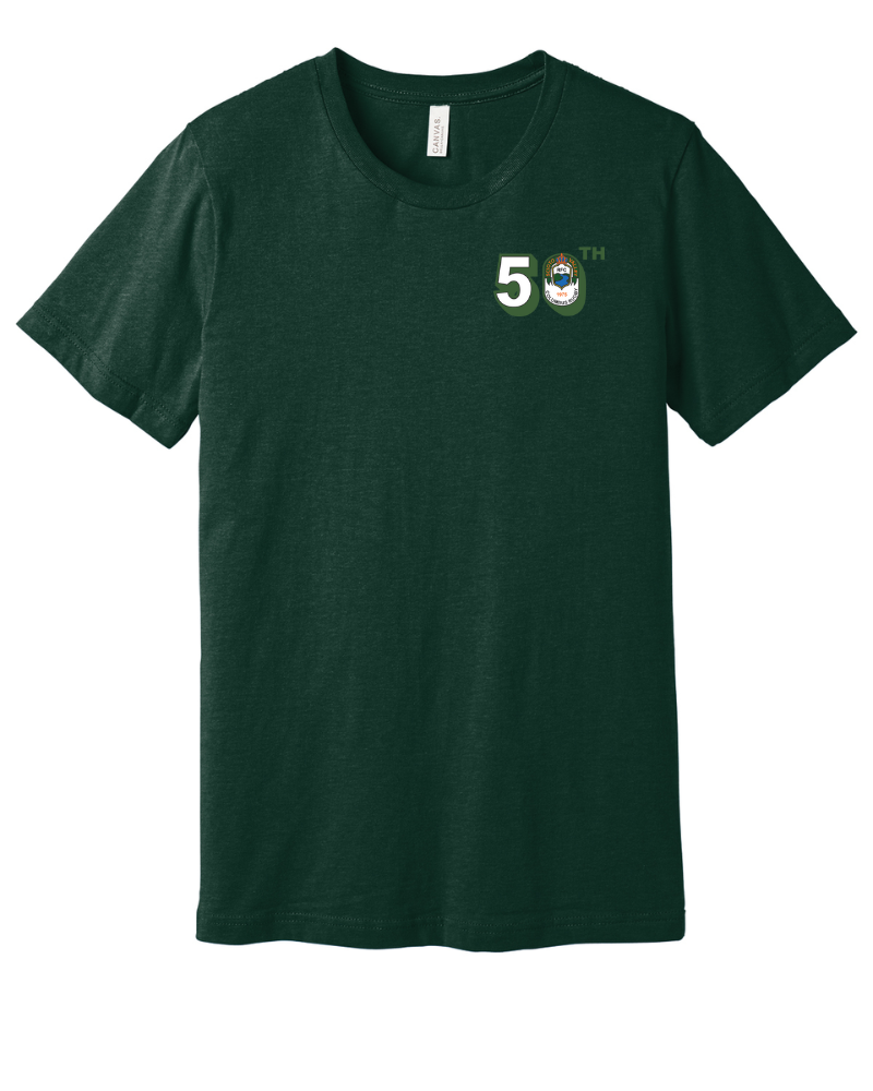 Columbus Rugby - BELLA+CANVAS® - Unisex Heather CVC Short Sleeve Tee - 3001CVC - 50th