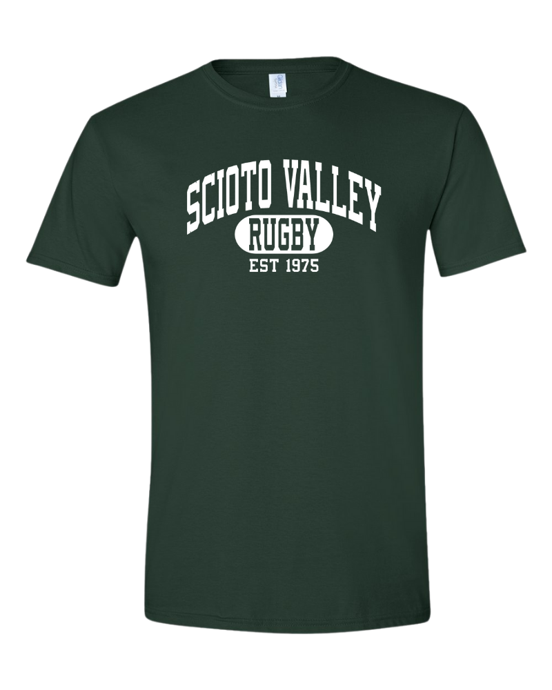 Columbus Rugby - Gildan® - Softstyle® T-Shirt - 64000 - Scioto Valley 1975