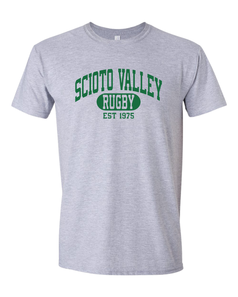 Columbus Rugby - Gildan® - Softstyle® T-Shirt - 64000 - Scioto Valley 1975