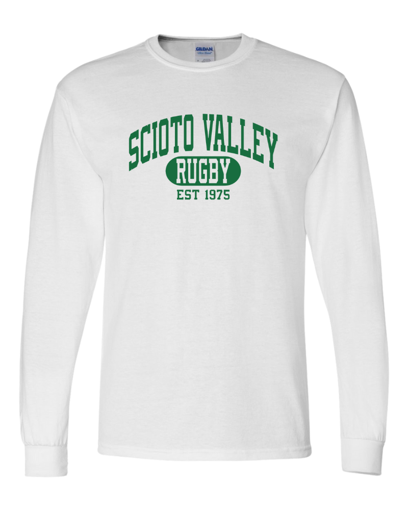 Columbus Rugby - Gildan® DryBlend® 50 Cotton/50 Poly Long Sleeve T-Shirt - 8400 - Scioto Valley 1975
