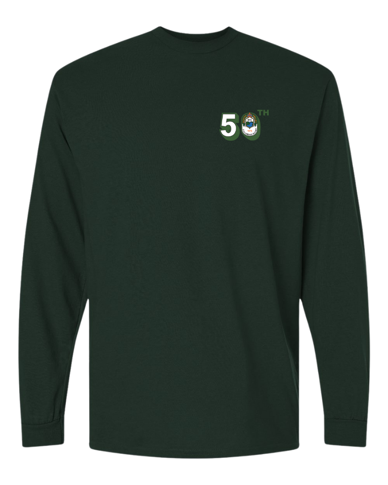 Columbus Rugby - Gildan® DryBlend® 50 Cotton/50 Poly Long Sleeve T-Shirt - 8400 - 50th