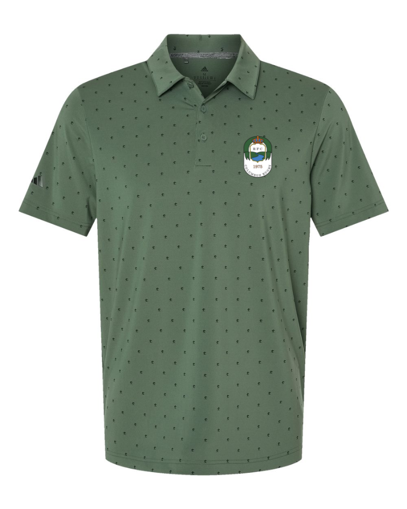 Columbus Rugby - Adidas - Men's Ultimate365 Pine Tree Polo - A574 - Crest