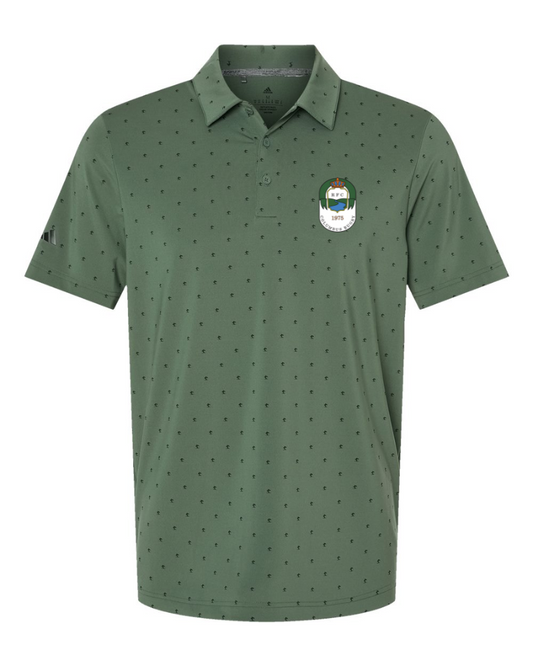 Columbus Rugby - Adidas - Men's Ultimate365 Pine Tree Polo - A574 - Crest