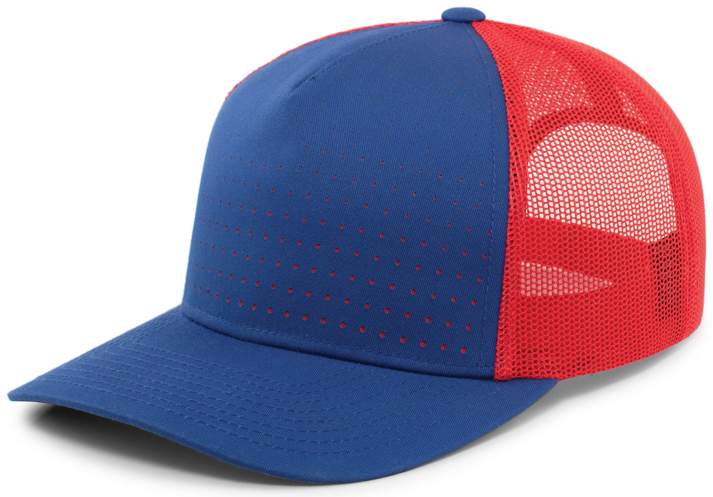 PACIFIC HEADWEAR - PERFORATED 5-PANEL TRUCKER SNAPBACK CAP