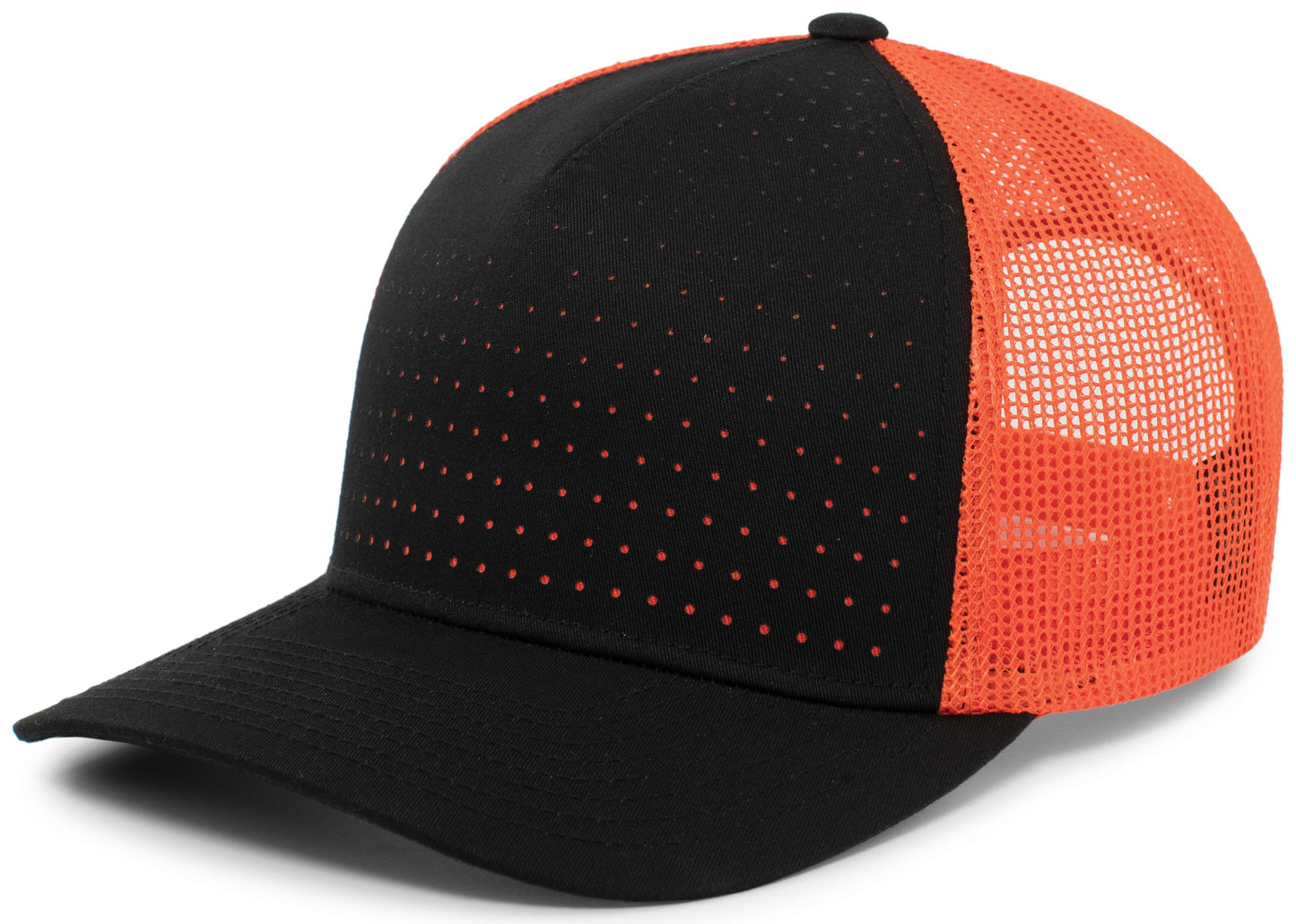 PACIFIC HEADWEAR - PERFORATED 5-PANEL TRUCKER SNAPBACK CAP