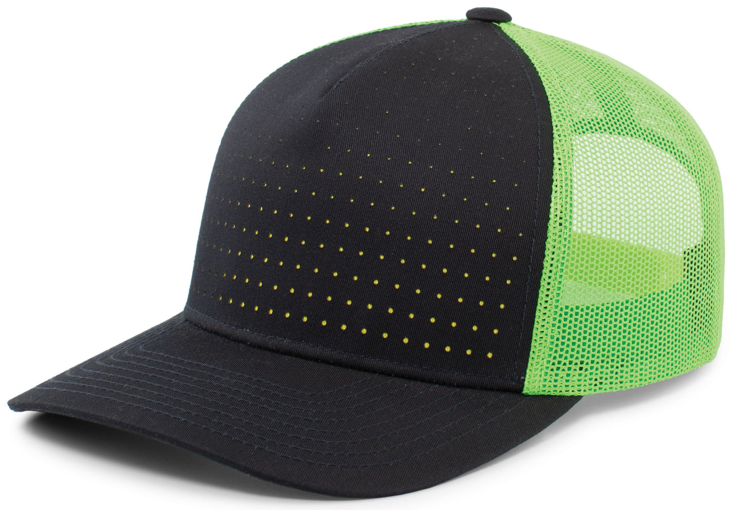 PACIFIC HEADWEAR - PERFORATED 5-PANEL TRUCKER SNAPBACK CAP