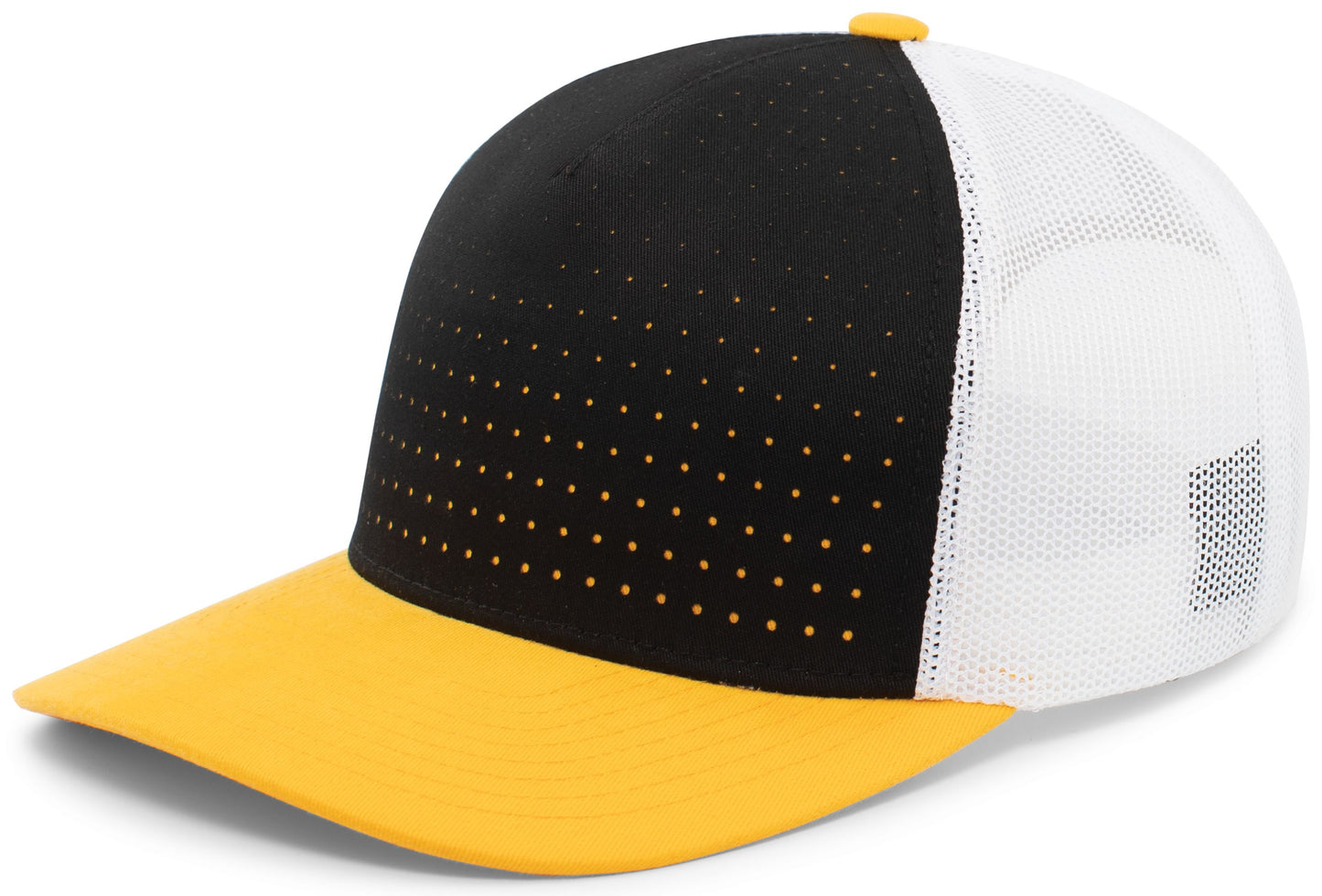 PACIFIC HEADWEAR - PERFORATED 5-PANEL TRUCKER SNAPBACK CAP