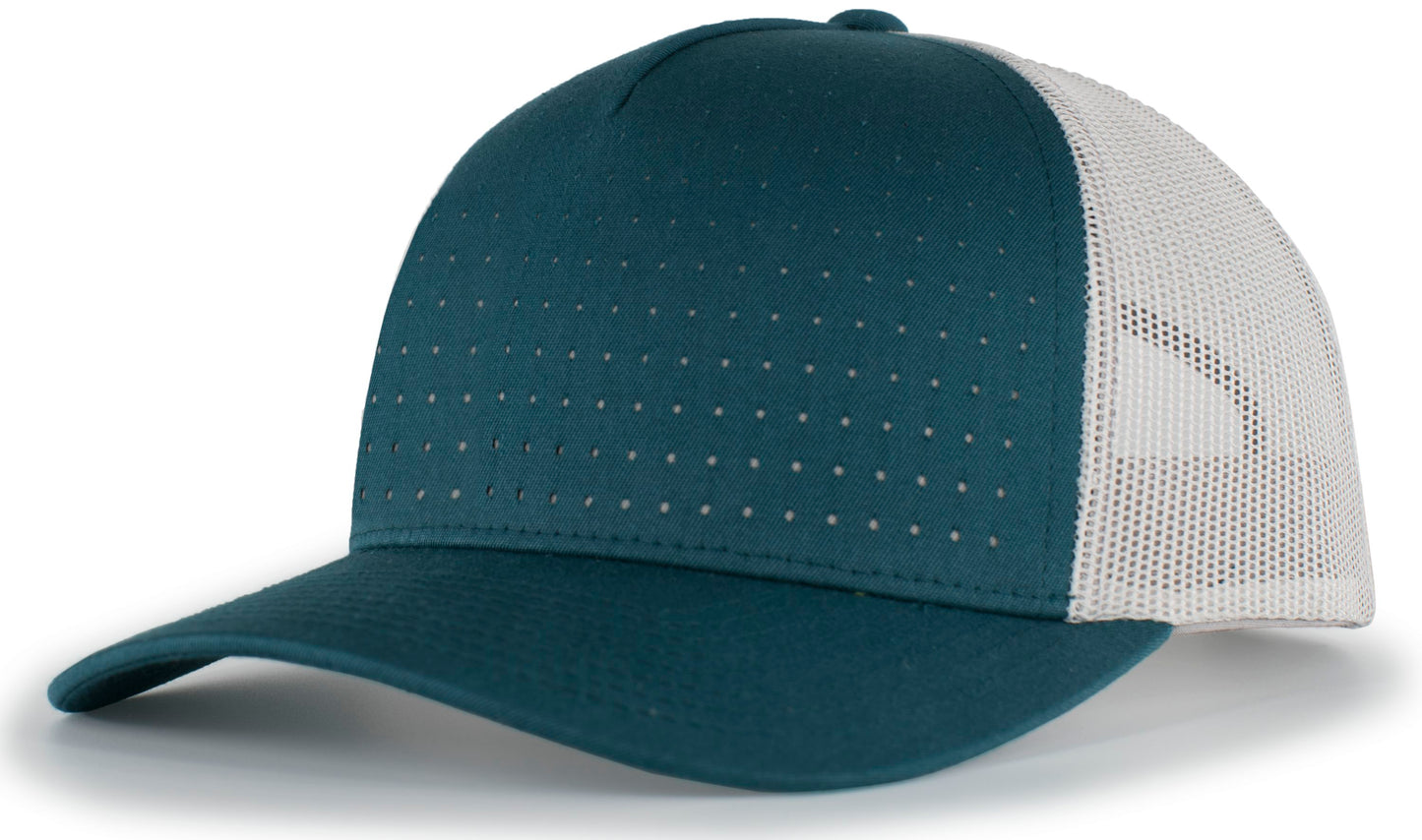 PACIFIC HEADWEAR - PERFORATED 5-PANEL TRUCKER SNAPBACK CAP