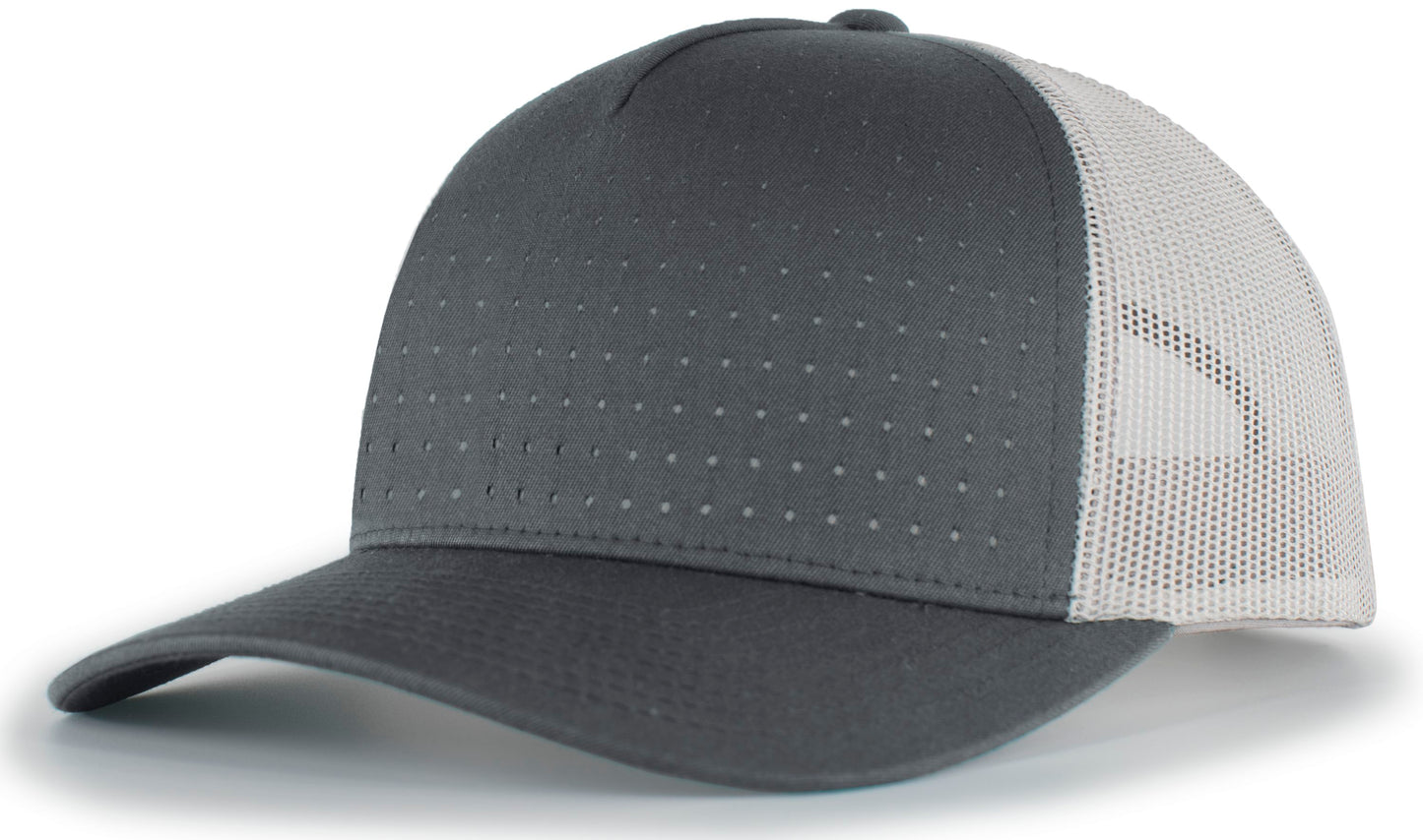 PACIFIC HEADWEAR - PERFORATED 5-PANEL TRUCKER SNAPBACK CAP