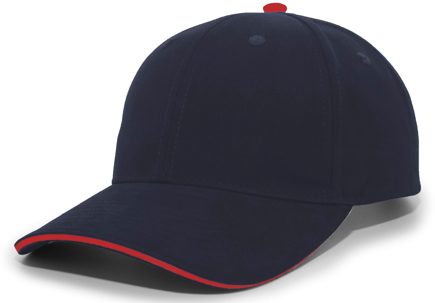 PACIFIC HEADWEAR - BRUSHED TWILL CAP WITH SANDWICH BILL - 121C