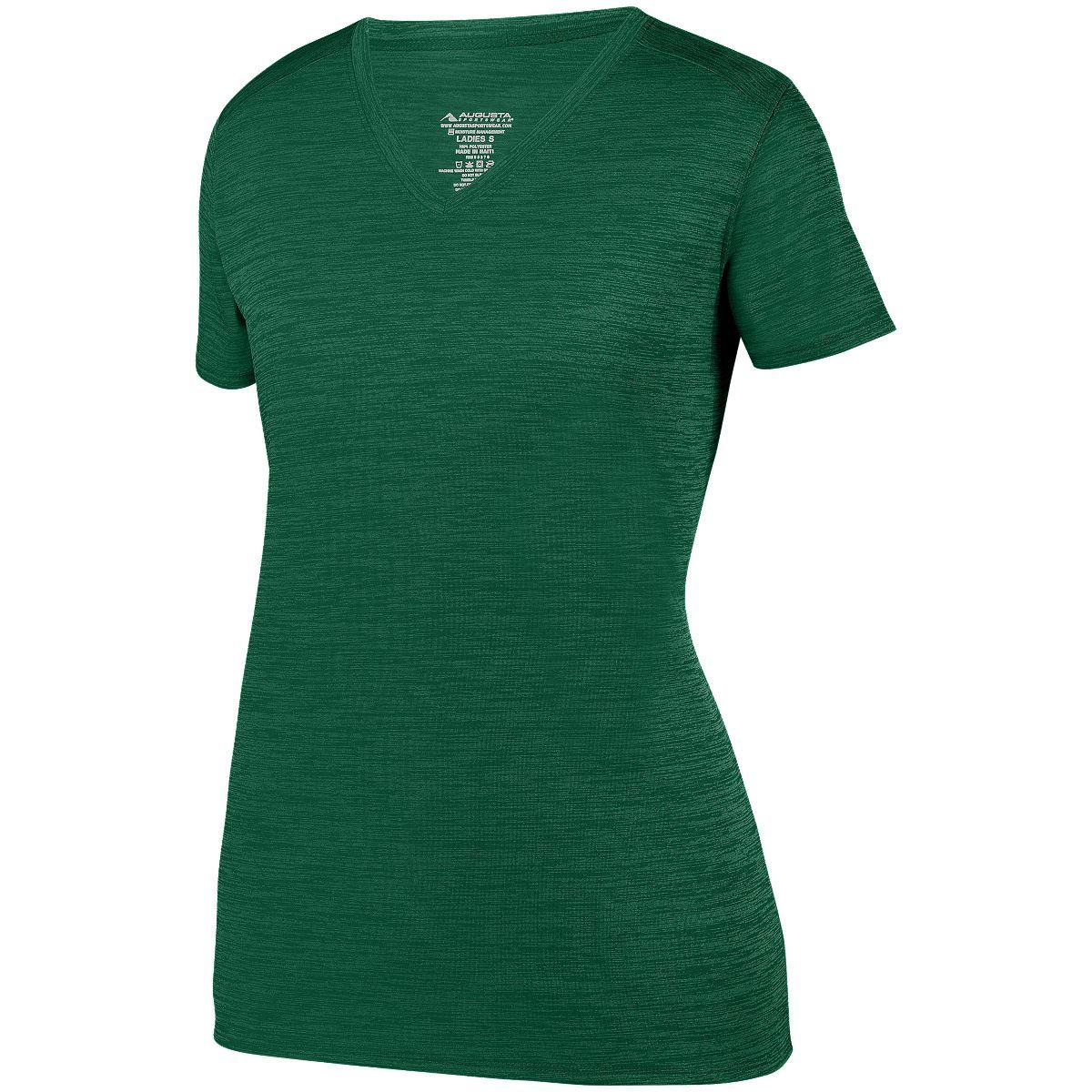 AUGUSTA SPORTSWEAR - LADIES SHADOW TONAL HEATHER TRAINING TEE