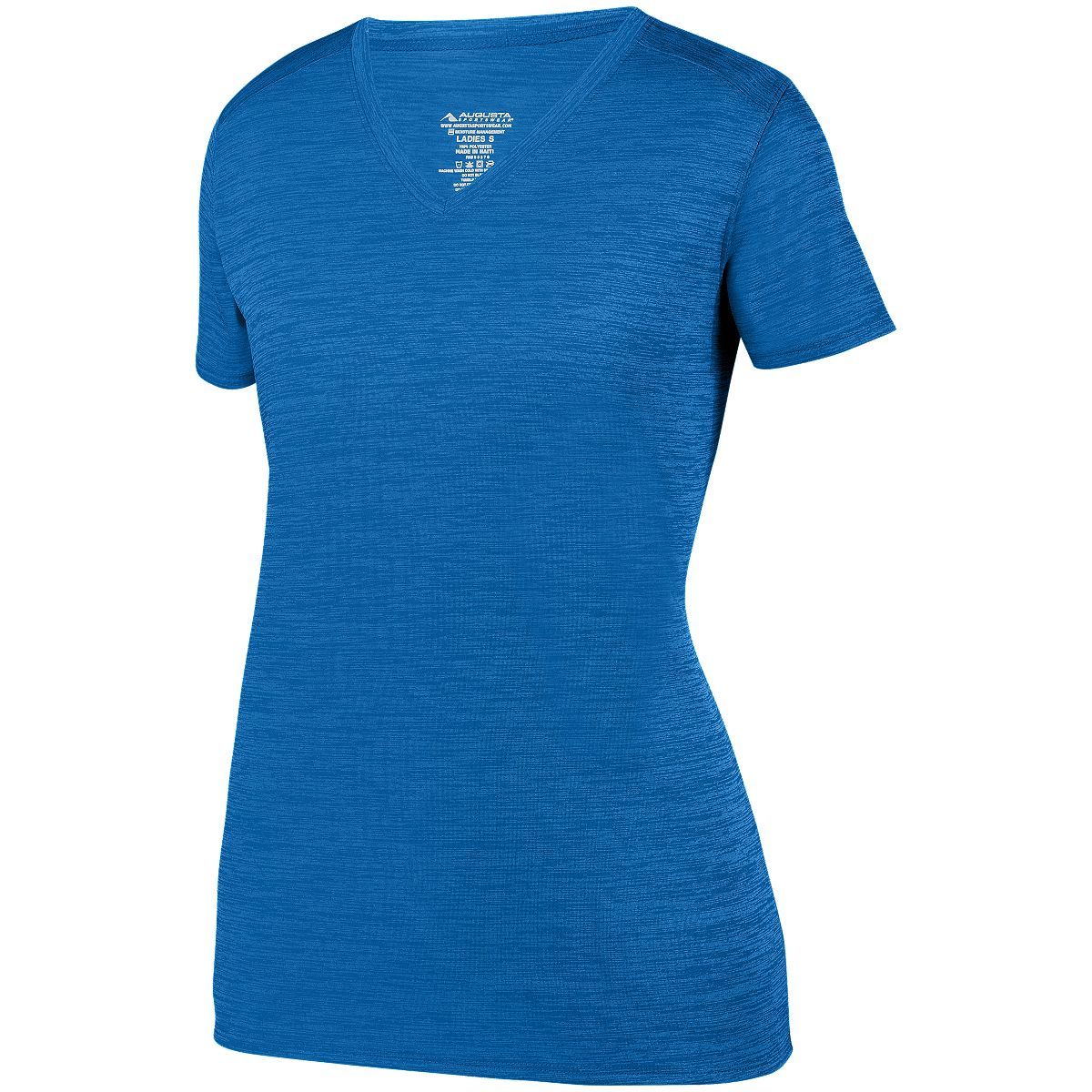 AUGUSTA SPORTSWEAR - LADIES SHADOW TONAL HEATHER TRAINING TEE