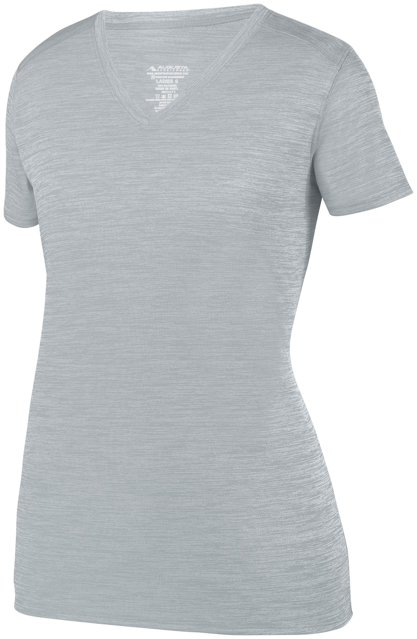AUGUSTA SPORTSWEAR - LADIES SHADOW TONAL HEATHER TRAINING TEE