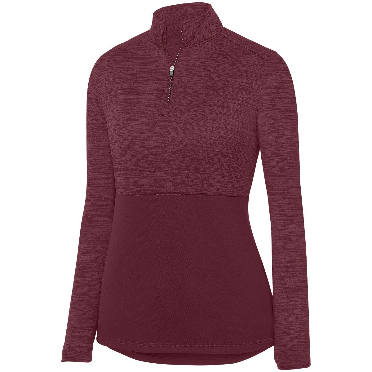 AUGUSTA SPORTSWEAR - LADIES SHADOW TONAL HEATHER 1/4 ZIP PULLOVER