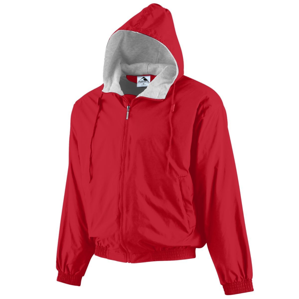 AUGUSTA SPORTSWEAR - HOODED TAFFETA JACKET/FLEECE LINED