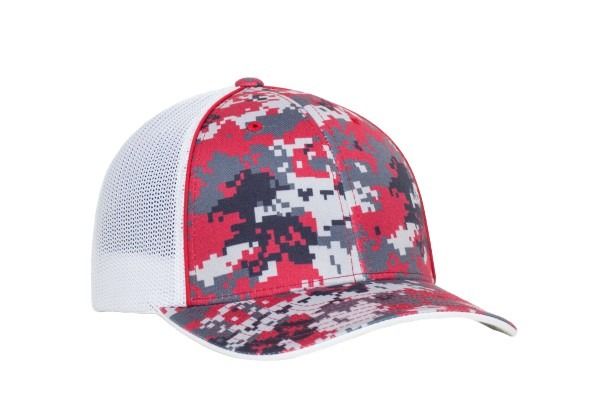 PACIFIC HEADWEAR - DIGI CAMO TRUCKER FLEXFIT® CAP - 408M