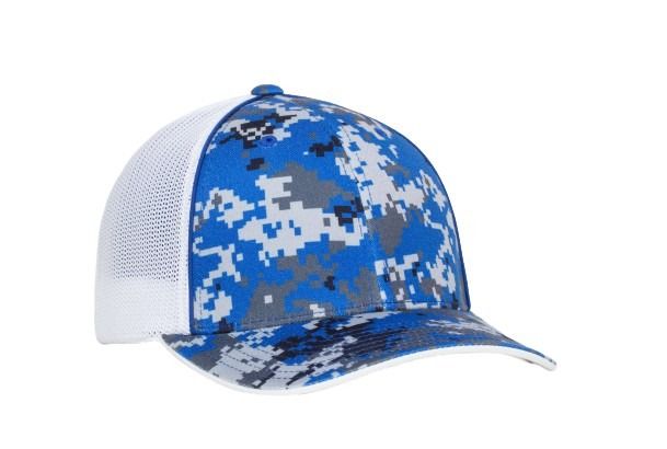 PACIFIC HEADWEAR - DIGI CAMO TRUCKER FLEXFIT® CAP - 408M