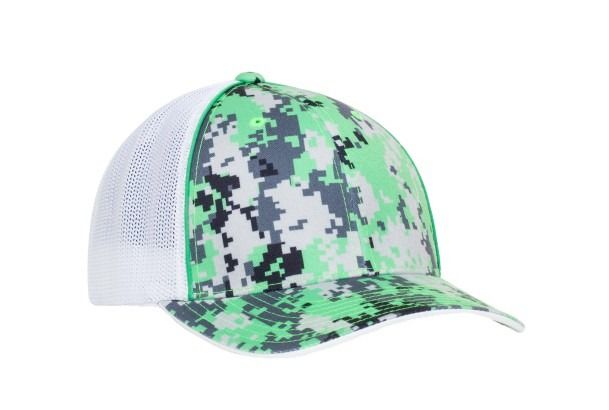 PACIFIC HEADWEAR - DIGI CAMO TRUCKER FLEXFIT® CAP - 408M