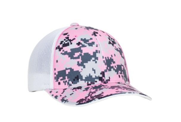 PACIFIC HEADWEAR - DIGI CAMO TRUCKER FLEXFIT® CAP - 408M