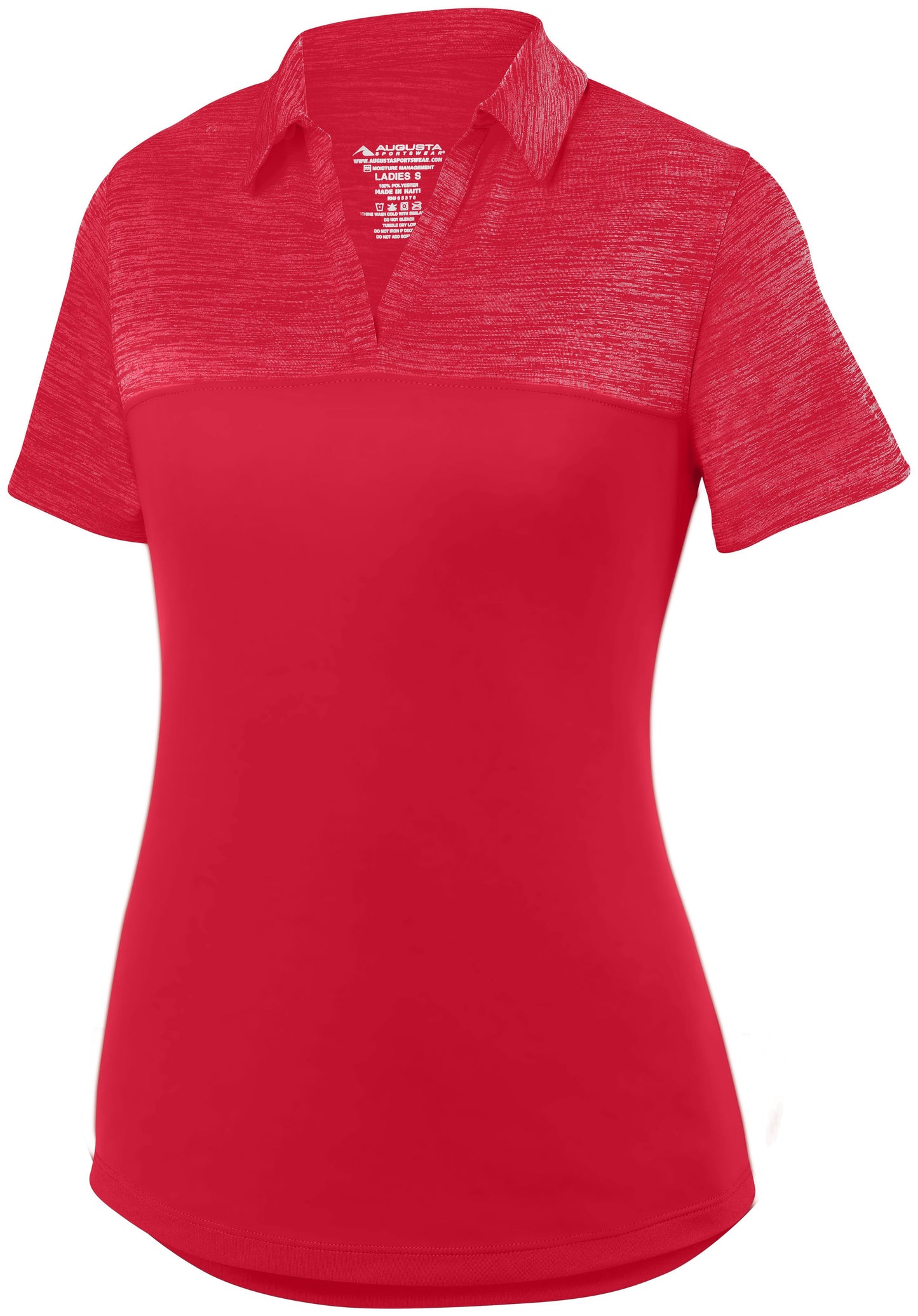 AUGUSTA SPORTSWEAR - LADIES SHADOW TONAL HEATHER POLO