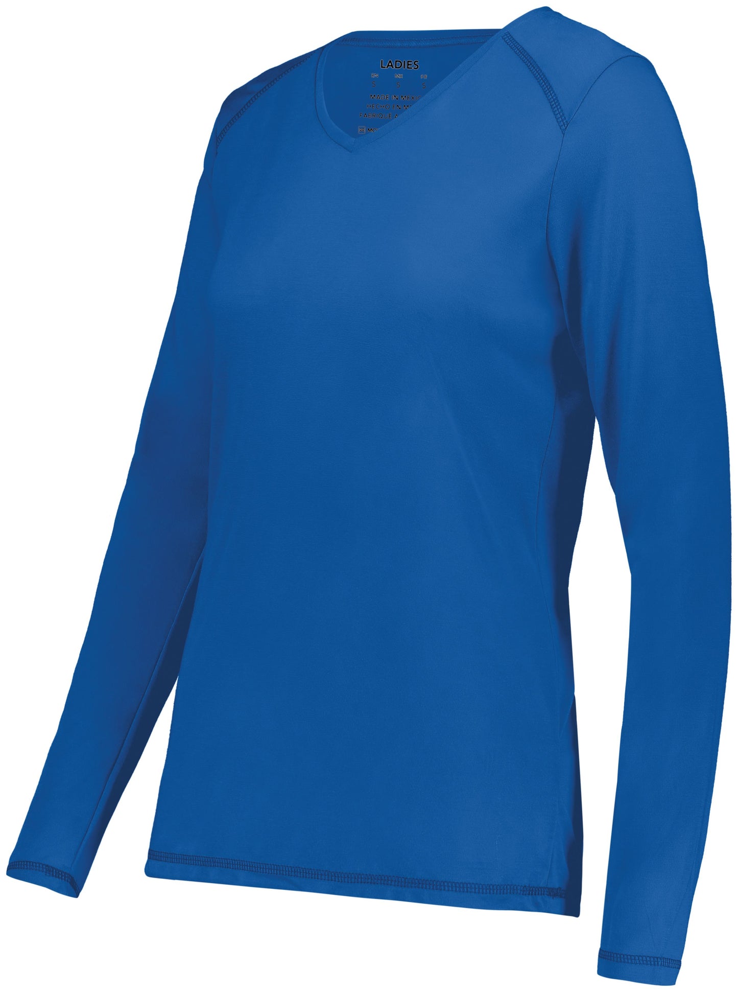 AUGUSTA SPORTSWEAR - LADIES SUPER SOFT-SPUN POLY LONG SLEEVE TEE