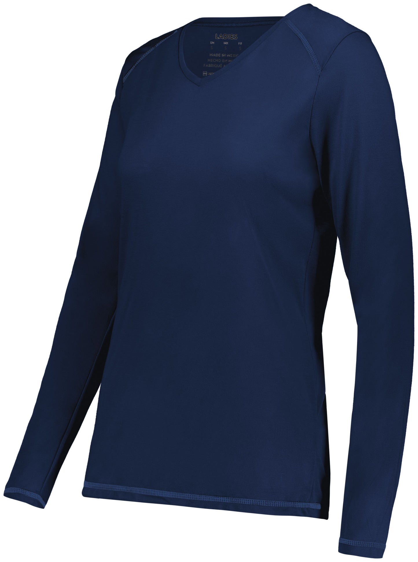 AUGUSTA SPORTSWEAR - LADIES SUPER SOFT-SPUN POLY LONG SLEEVE TEE