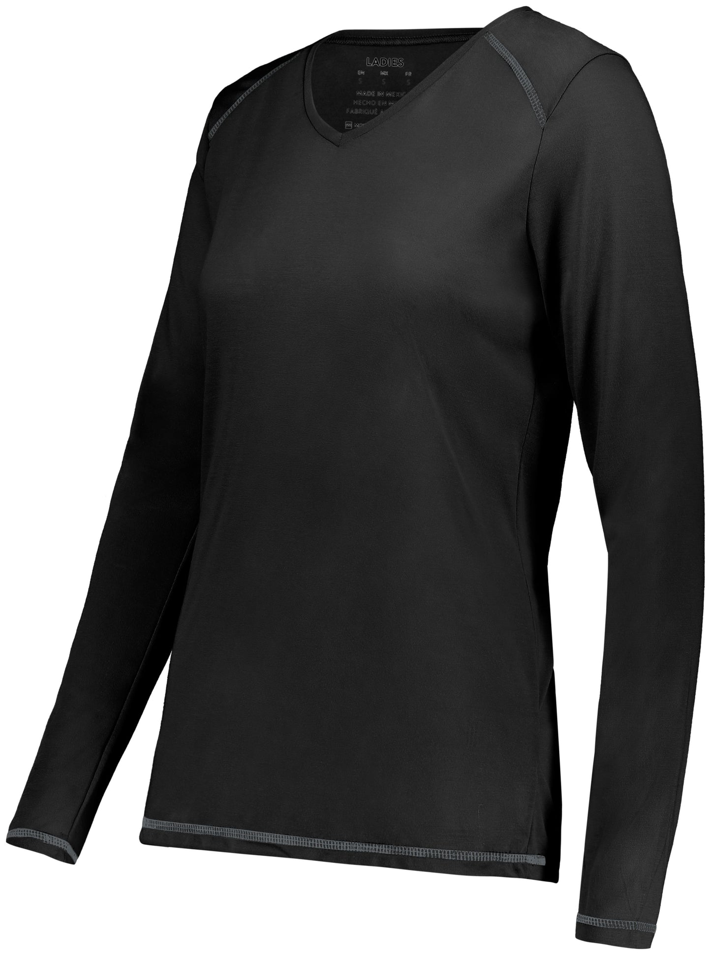 AUGUSTA SPORTSWEAR - LADIES SUPER SOFT-SPUN POLY LONG SLEEVE TEE