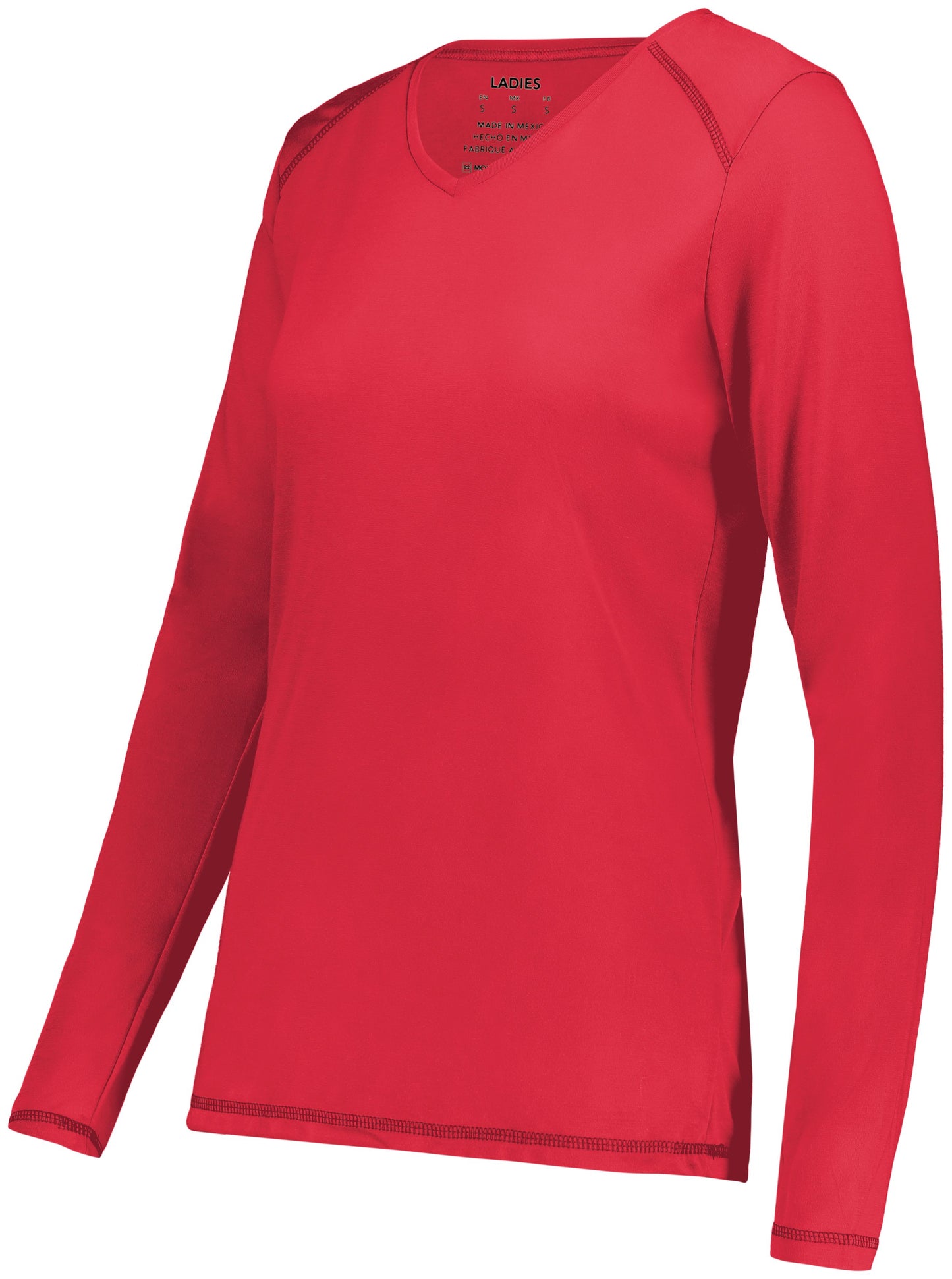 AUGUSTA SPORTSWEAR - LADIES SUPER SOFT-SPUN POLY LONG SLEEVE TEE