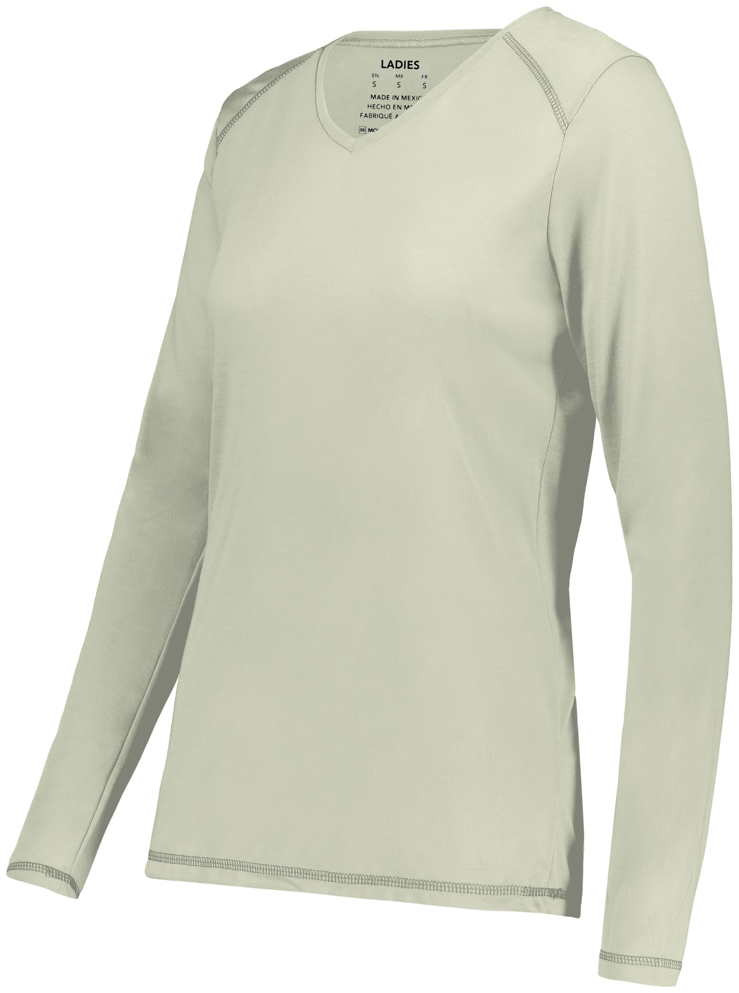 AUGUSTA SPORTSWEAR - LADIES SUPER SOFT-SPUN POLY LONG SLEEVE TEE