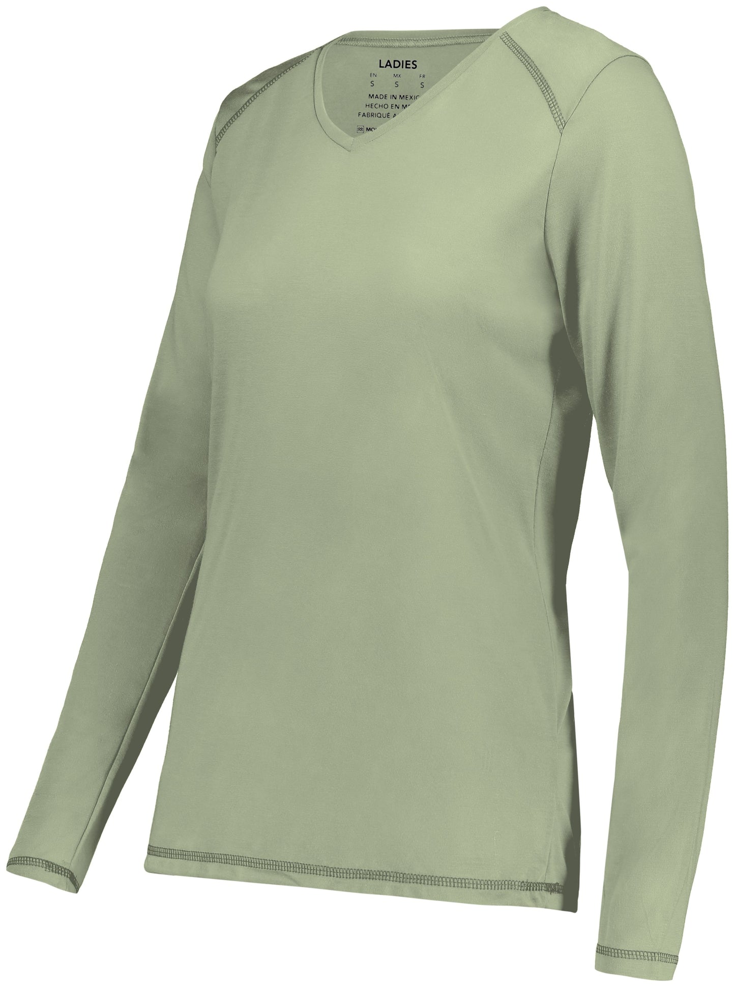 AUGUSTA SPORTSWEAR - LADIES SUPER SOFT-SPUN POLY LONG SLEEVE TEE