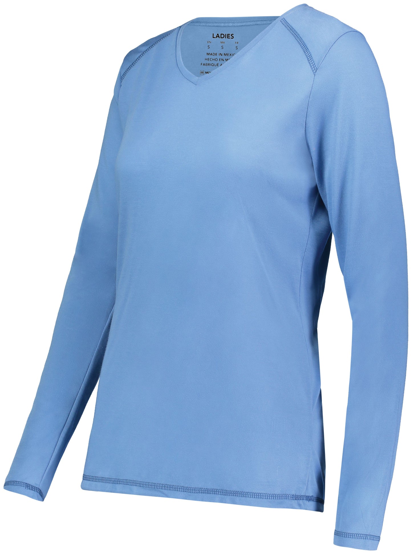 AUGUSTA SPORTSWEAR - LADIES SUPER SOFT-SPUN POLY LONG SLEEVE TEE