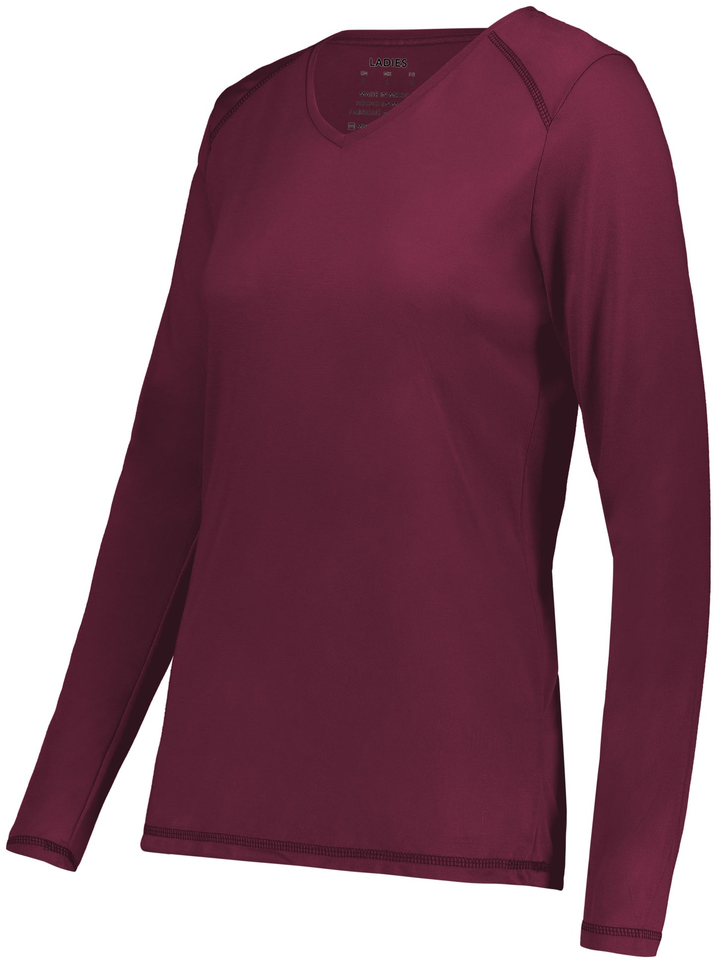 AUGUSTA SPORTSWEAR - LADIES SUPER SOFT-SPUN POLY LONG SLEEVE TEE