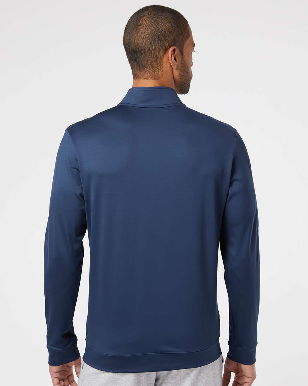 Adidas - Performance Textured Quarter-Zip Pullover - A295