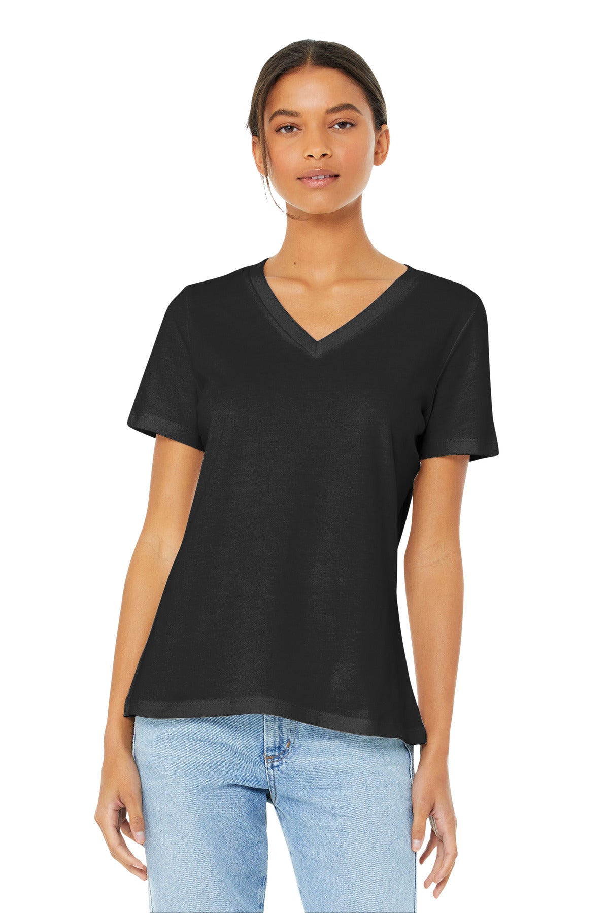 BELLA + CANVAS - Women’s Relaxed Jersey V-Neck Tee - 6405