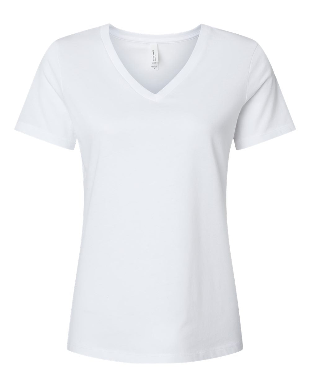 BELLA + CANVAS - Women's Relaxed Heather CVC V-Neck Tee - 6405CVC