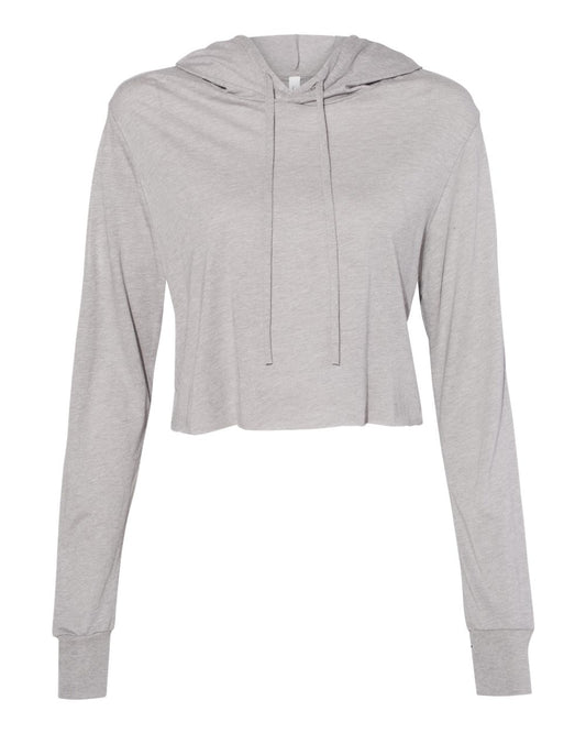 BELLA + CANVAS - Women’s Triblend Cropped Long Sleeve Hoodie - 8512