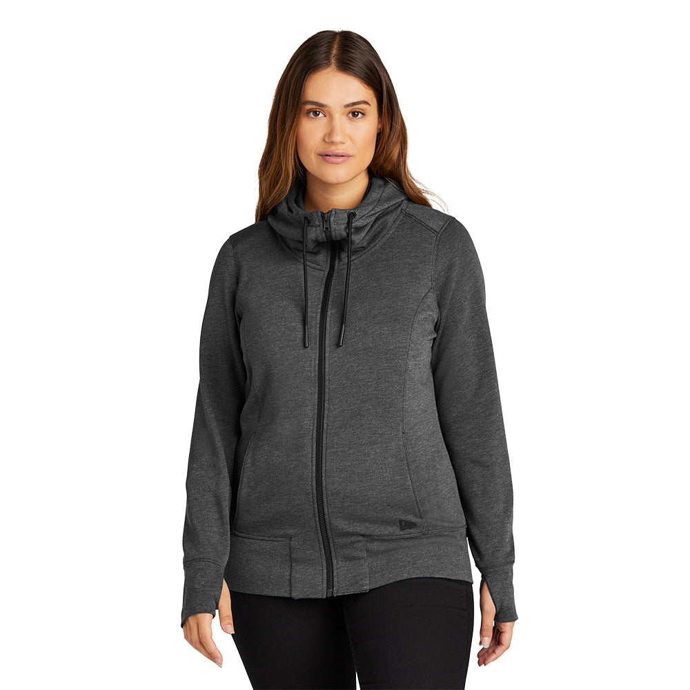 New Era® - Ladies Tri-Blend Fleece Full-Zip Hoodie - LNEA511