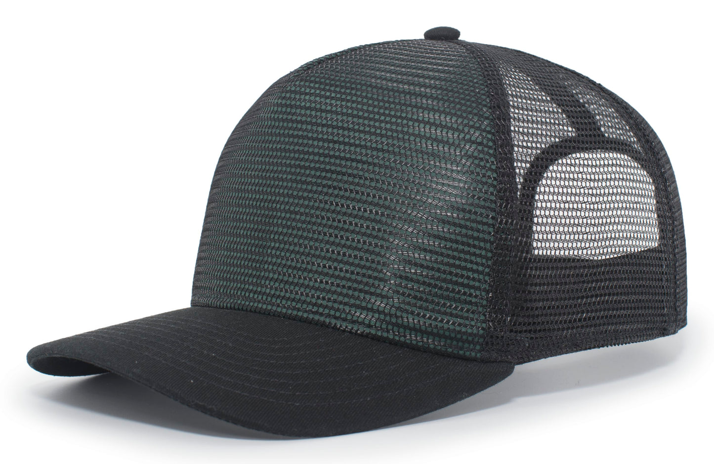 PACIFIC HEADWEAR - 5-PANEL MESH OVERLAY TRUCKER SNAPBACK - P724